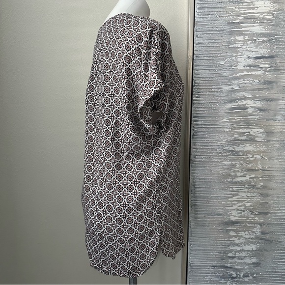 Max Studio Short Sleeve Blouse Size M Women - Picture 8 of 16